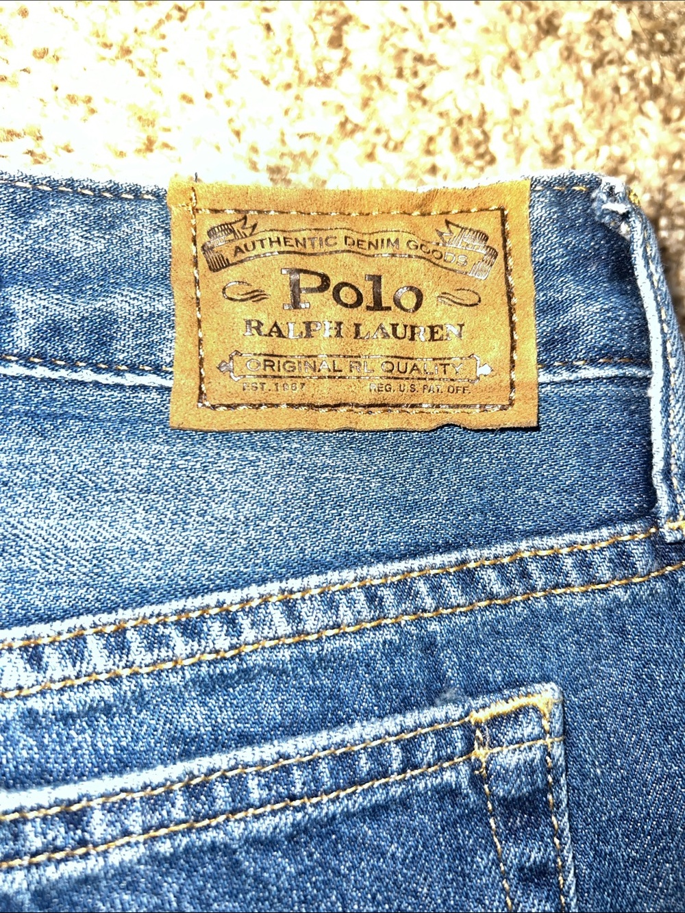 Polo by Ralph Lauren Girl's Astro Slim Fit Boyfriend Skinny Jeans - Size 16 - Picture 10 of 10